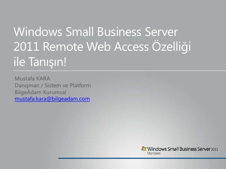 windows small business server 2011 download